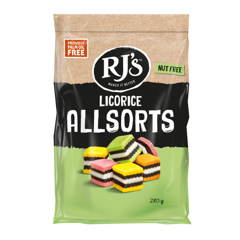 RJ’S SOFT EATING RASPBERRY LICORICE 300g RJ's